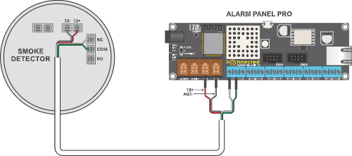 Connecting Low Voltage Smoke Detectors